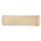 NEZIH Rattan Wicker Cabinet Chair Weave Fabric Sheet, Rattan Cane Woven Webbing Roll Material, Home Decor/50 * 200Cm