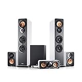 Teufel Ultima 40 Surround 5.1-Set Weiß/Schwarz Heimkino Lautsprecher 5.1 Soundanlage Kino Raumklang Surround Subwoofer Movie High-End HiFi