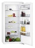 AEG Einbaukühlschrank / 1225 mm / 202 L/Festtür, white, 123er Nische