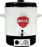 Weck Einkochautomat WAT 14A (Einkochtopf / Einwecktopf mit Auslaufhahn, Heißwasserspender, Glühweinkocher, 35 cm, 230 V, 2000 W, 29 L) 6829