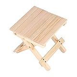 Gaeirt Kinderbank, platzsparender Hocker, Stuhl, Holzhocker, tragbar, für Zuhause, Wohnzimmer, Möbelzubehör