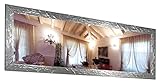 GaviaStore - Elise Silver 140 x 50 cm – Moderner Wandspiegel (12 Größen und Farben) großer Wandspiegel Art Deco Wohnzimmer Wand Schlafzimmer Badezimmer Küche Eingangsbereich Haus