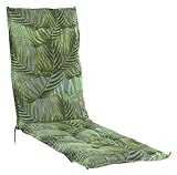 Relaxauflage Polsterauflage Gartenstuhlauflage | Grün | 50 x 170 cm | Baumwolle | Polyester
