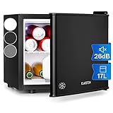 Klarstein Kühlschrank, Mini-Kühlschrank für Getränke, Kühlschrank Klein, Kleiner Kühlschrank Lautlos, Skincare Fridge, 3 Kühlstufen, Camping Kühlschrank, Minikühlschrank für Zimmer, Büro 0-15°C, 17 L