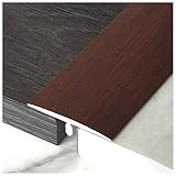 SUBECO Eingangsboden-Abdeckleiste für Nähte/Spalten,T-Modell,Holzmaserung,Bodenübergangsleiste,selbstklebend,Holz auf Fliese,Vinyl auf Holz (Color : F,Size : 130cm/4.2ft/51)