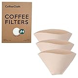 Earthtopia 3er Set Wiederverwendbare Kaffeefilter aus Stoff | 100% Bio-Baumwolle | Filtertüten für Kaffeemaschine und Handfilter | Permanentfilter Mehrwegfilter Dauerfilter (Größe 4)