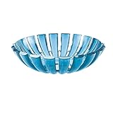 Guzzini Schüssel Brotkorb 25 cm Rund Dolcevita 297401448 Transparent Hellblau Bio-Kunststoff Spülmaschine