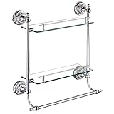 NANZU 2. Etage, Badezimmerständer, Lagerregal Anti-Rost-Regal für Badezimmer-Badezimmerpartition (Size : 50cm)