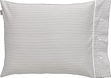 Yarn Dyed Stripe Pillowcase Grey 40X80