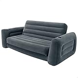 Intex Schlafcouch 66552, Hellgrau, Größe 203 x 231 x 66 cm