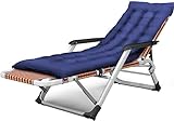 JIBELL Freizeitstuhl SunLoungers Loungesessel Büro Mittagspause Outdoor Strandkorb Zuhause Nickerchen Stuhl Einzelbett Klappstuhl (Größe: 178 x 65 cm, Farbe: Grau)