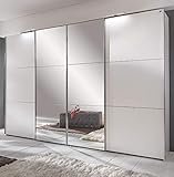 Wimex Kleiderschrank/ Schwebetürenschrank Escape, 4 Türen, (B/H/T) 300 x 236 x 65 cm, Weiß