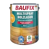 BAUFIX Multispray Holzlasur Kiefer, 5 Liter