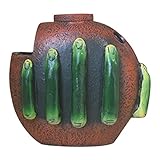 Hängende Blumentöpfe Modern Handform Vase Ornament Harz Vase Wohnzimmer Dekorationen Harz Handwerk Ornamente Pflanzkübel Kunststoff Groß (Brown-C, One Size)