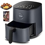 COSORI Heißluftfritteuse XXL 4,7 L, Energieeinsparung 9-in-1 Airfryer, Max 230℃, kompakte Heissluftfriteuse mit Rezeptbuch auf Deutsch, Ohne ÖL mit Digitalem Display, Leise, 4 Portionen, 1500W