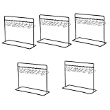 ibasenice 5 Sets Mini-Kleiderbügel Wäscheständer Für Kleidung Mini-Kleiderständer Puppenhaus-Zubehör Puppen-Kleiderbügel Puppen-Kleiderbügel Metall-Kleiderbügel Mini- -Dekoration
