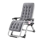 TONPOP Zero Gravity Stuhl Klappstuhl Camping Strand Sonnenliege für Indoor Outdoor Strand Garten Freizeit