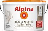 ALPINA, Spray, Innenfarbe Nikotinsperre 10 L. weiß matt hochdeckend