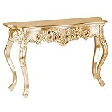 invicta INTERIOR Elegante Barocke Konsole Venice 110cm Gold Beistelltisch Konsolentisch Anrichte