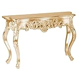 invicta INTERIOR Elegante Barocke Konsole Venice 110cm Gold Beistelltisch Konsolentisch Anrichte