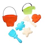 Toyvian 7 Teile/Satz Strandspielzeug Set Kinder Sandkasten Kinder Spielset Strandspielzeug Für Kleinkinder Kunststoff Strand Sandspielzeug Für Kinder Sandspielspielzeug Tragbares