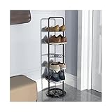 SAAKO Schuhregal Schuhregale aus Metall, Moderne, einfache, freistehende Schuhregale mit 6 Ebenen, Flur, Schrank, Schuhaufbewahrung, Organizer, Heimschuhregal Platzsparend