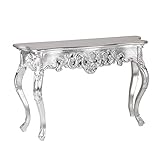 riess-ambiente.de Elegante Barocke Konsole Venice 110cm Silber Beistelltisch Konsolentisch Anrichte