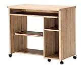 Amazon Marke - Movian Severn - Mobile Arbeitsstation, 89 x 48 x 76 cm, Farbe: Sonoma Eiche