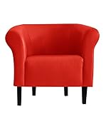 FORTISLINE Sessel Clubsessel Loungesessel Cocktailsessel Monaco 2' Rot W364 03