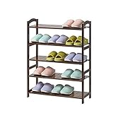 WIQUYBML Aufbewahrungsorganisator aus Holz, Badezimmerregal, multifunktionaler Schuh-Organizer, hohe Kapazität, Vitrine, Kleiderschrank, geeignet für Schlafzimmer, Flur, Garderobe