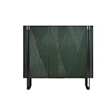 PEVSCO Schuhregal Eingangsschuhschrank moderner Eingangstür Kleiner Haushalt Haushalt Sideboard Wohnzimmer Aufbewahrung Eingang Schuhschrank Schuhschrank (Color : Groen, Size : 120x35x110CM)