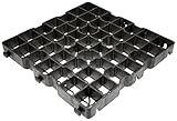 LANDGRID 5m² 40LG Rasengitter Paddockplatten 50x50x4 cm Paddockplatte Rasengitterplatten