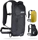 AARON Fahrradrucksack klein und Skirucksack, 8L MTB Fahrrad Rucksack, Wasserdicht mit Regenschutz, Wanderrucksack klein für Damen & Herren