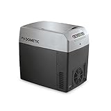 DOMETIC TropiCool TC 21FL - tragbare elektrische Kühlbox, 21 Liter, 12/24 V DC/ 220 - 240 Volt AC für Auto, Lkw, Boot, Reisemobil und Steckdose, Grau