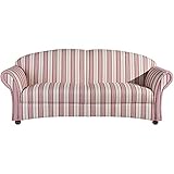 Max Winzer Sofa 2,5-Sitzer Corona Flachgewebe rot