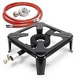 Set aus Gaskocher, Gasschlauch und Druckregler 50mbar Outdoor Camping Druckminderer für Deutschland