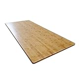 PFCDZDU Universal Solid One-Piece Table Top, Home Office Bambus-Schreibtischplatte, DIY-Werkbank-Tischplatte Für Höhenverstellbar Schreibtisch-Rahmen (Farbe : Wood Color, Größe : 50.7x19.5x0.78in)