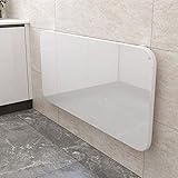 JCJ Wand Klapptische, Klappschreibtisch Wand Klapptisch Wand Küche Wandklapptisch Küchentisch Schreibtisch Computertisch Wandklapptisch Weiß, Mehrere Größen Erhältlich