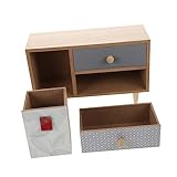 Warmhm 1 X Aufbewahrungsschrank Aufbewahrungsbox Make-Up-Schubladen Schminktisch-Organizer Mit Schubladen Schminktisch-Organizer Tablett Schmuckhalter Tischplatte Schmuckschrank