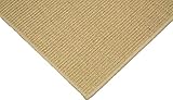 Teppich Janning Sisalteppich umkettelt Natur 100% Sisal gekettelt - Verschiedene Größen (70 x 140 cm)