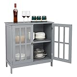 MACIUM Regale Konsolentisch Sideboard Multifunktionaler Besteckschrank Küchenbuffet Sideboard Eingangsbereich Serviceschrank mit 2 Türen für Esszimmer Wohnzimmerschrank