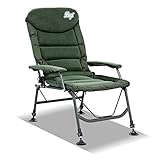Lucx Angelstuhl Like a Big Boss Karpfenstuhl Carp Chair Stuhl mit Armlehnen Grün