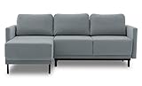 BETTSO -Ecksofa mit Schlaffunktion mit Bettkasten Sofa Couch L-Form Polstergarnitur Wohnlandschaft Polstersofa (218 x157x90cm) (Ottomane Rechts oder Links)-Layla