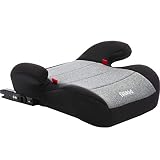 FILLIKID Sitzerhöhung mit ISOFIX Befestigungssystem Kinder Auto Sitz (Gruppe 3) ECE R44/04 (GRAU/SCHWARZ)