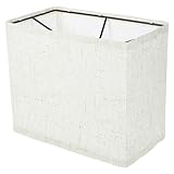 Luxshiny Tischleuchte Leinen-Stehlampenschirm Ersatz-Leinen-Lampenschirm Nachttisch-Lampenschirm (8 45 X 4 72 Zoll)