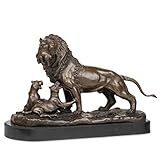 Moritz Bronzefigur First Wild Höhe 26 cm 8,6 kg Skulptur Statue Antik