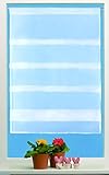 Kamaca Fertiggardine mit Raffoptik Sunny Day weißes Voile mit 4 Falten halbtransparent Scheibengardine Bistrogardine EIN Schmuckstück in jedem Küche (B 80 cm x H 110 cm)
