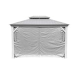 Sojag Pavillon Messina 1012 Vorhänge inkl. Clips | Taupe
