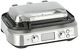 Sage Appliances SWM620 the Smart Waffle Pro, Waffeleisen, Belgische Waffeln, 14 (H) X 29 (B) X 30 (T) cm