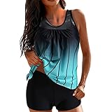 XTBFOOJ top Damen schwimmweste Erwachsene Unterhose Damen Badeanzug Damen Sport mit Cup BH ohne bügel große größen Badeanzug große Oberweite blusen & Tuniken für Damen Badeanzug